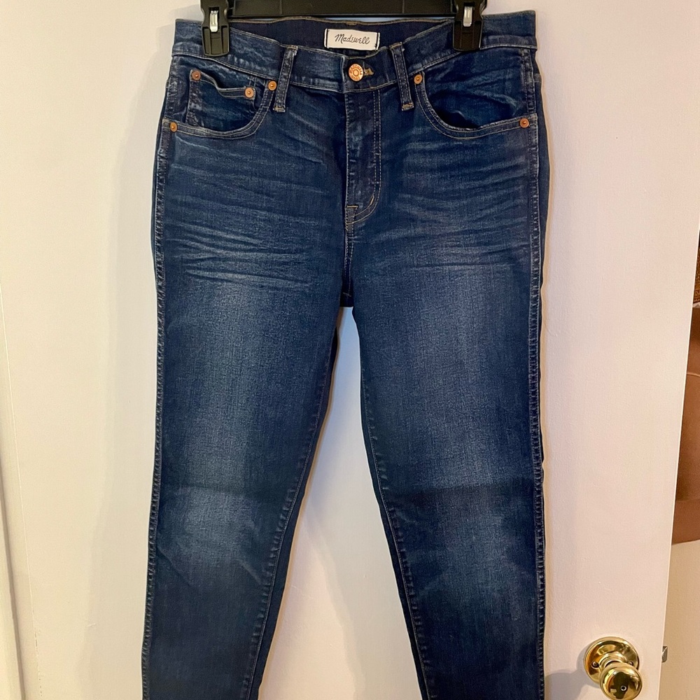 Madewell 9” high rise skinny skinny jeans size 30